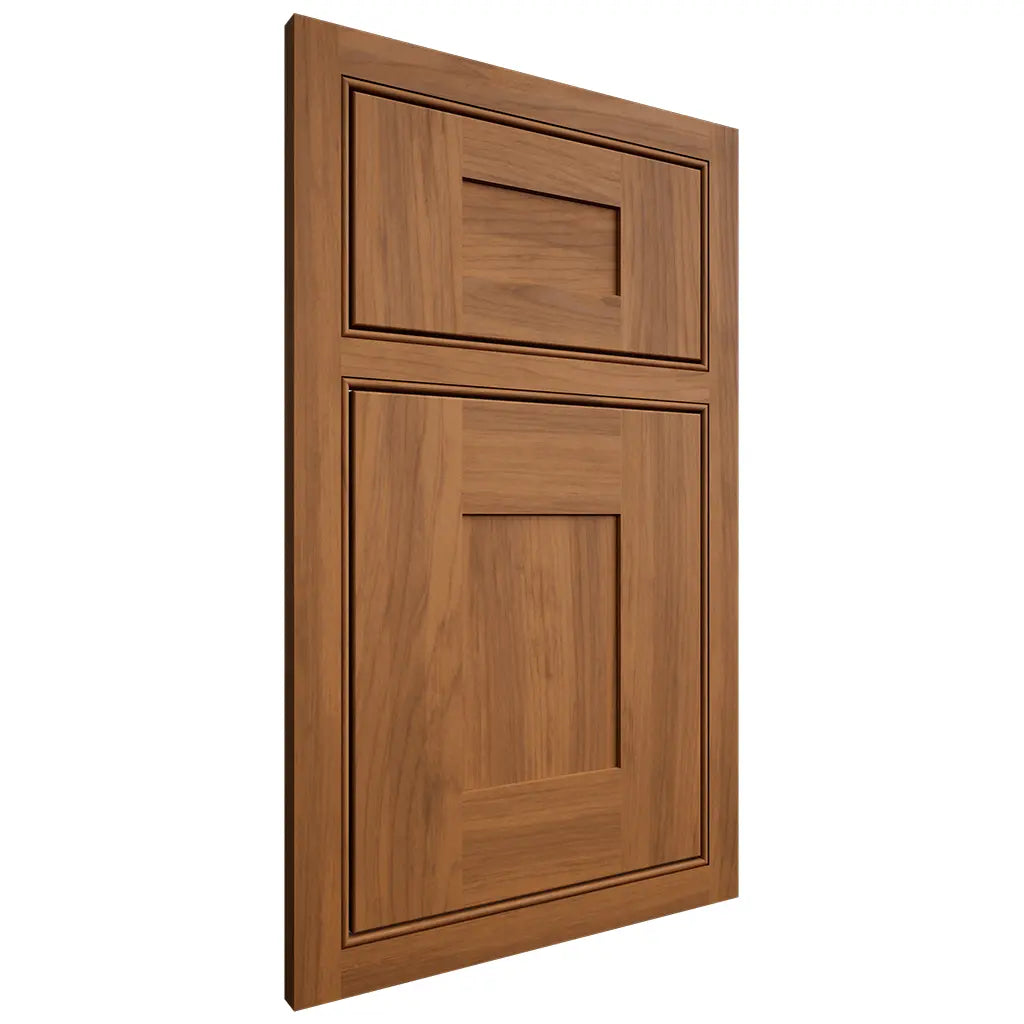 Shiloh Cabinetry Beaded Inset Hartford Hickory Plain Cut Chestnut Door