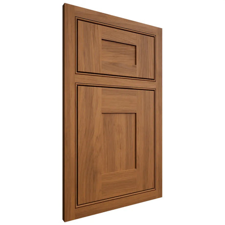 Shiloh Cabinetry Beaded Inset Hartford Hickory Plain Cut Chestnut Door