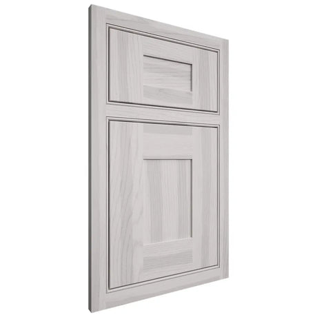 Shiloh Cabinetry Beaded Inset Hartford Hickory Plain Cut Cotton Door