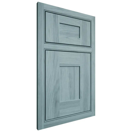 Shiloh Cabinetry Beaded Inset Hartford Hickory Plain Cut Sky Door