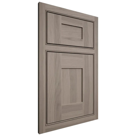 Shiloh Cabinetry Beaded Inset Hartford Hickory Plain Cut Sterling Door