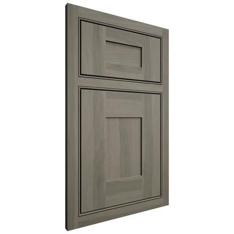 Shiloh Cabinetry Beaded Inset Hartford Hickory Plain Cut Thyme Door