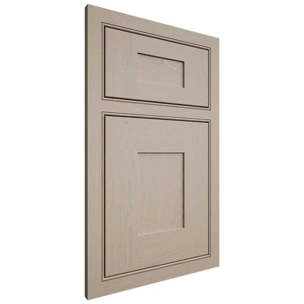 Shiloh Cabinetry Beaded Inset Hartford Maple Plain Cut Pebble Door