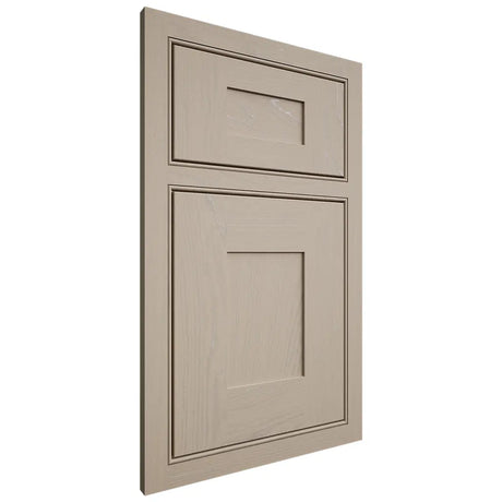 Shiloh Cabinetry Beaded Inset Hartford Maple Plain Cut Pebble Door