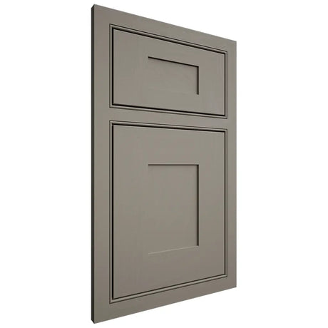 Shiloh Cabinetry Beaded Inset Hartford Maple Plain Cut Thyme Door