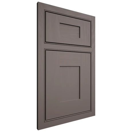 Shiloh Cabinetry Beaded Inset Hartford Poplar Plain Cut Heatherstone Door