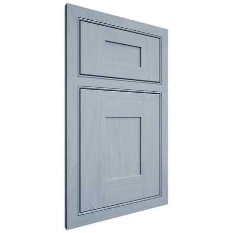 Shiloh Cabinetry Beaded Inset Hartford Poplar Plain Cut Sky Door