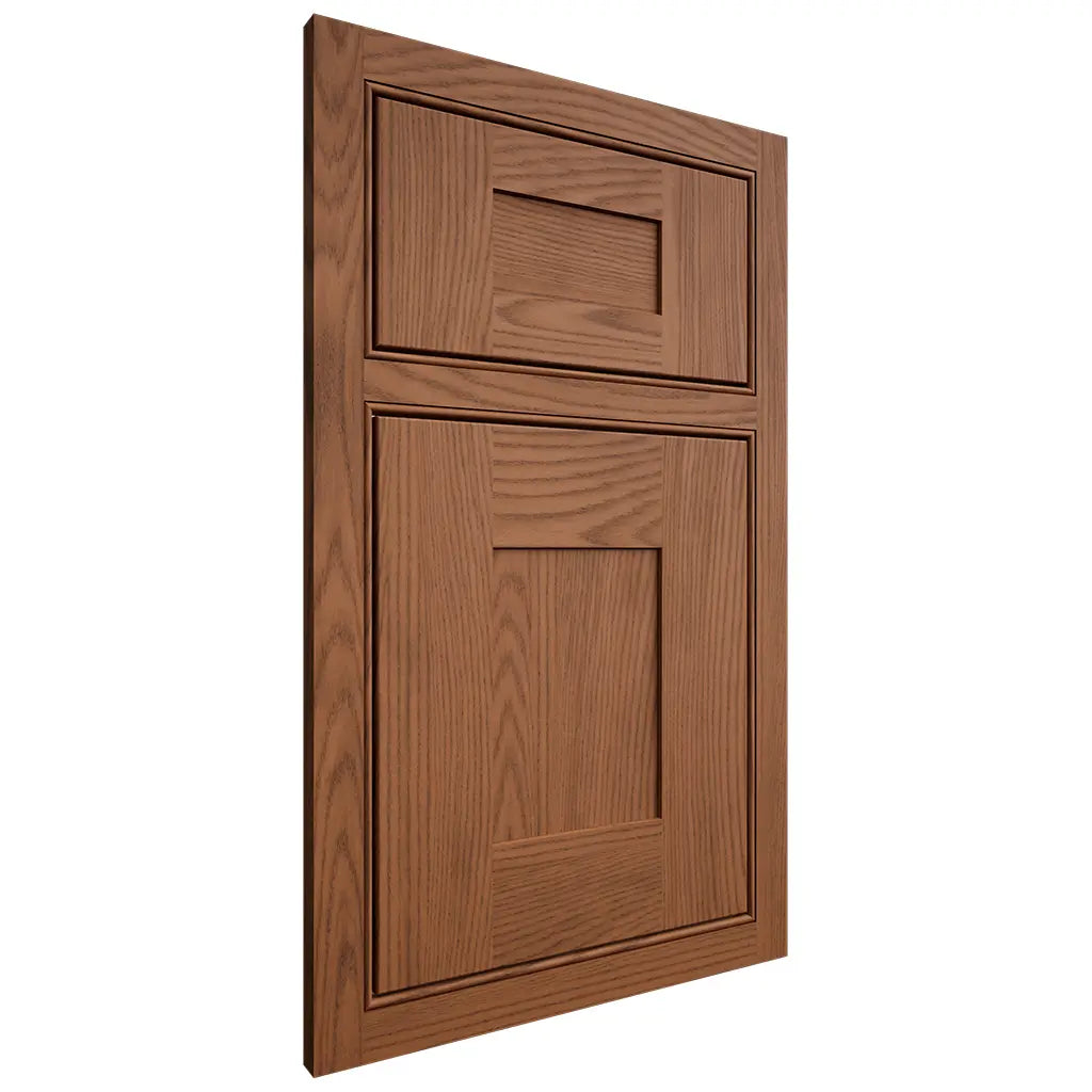 Shiloh Cabinetry Beaded Inset Hartford Red Oak Plain Cut Braun Door