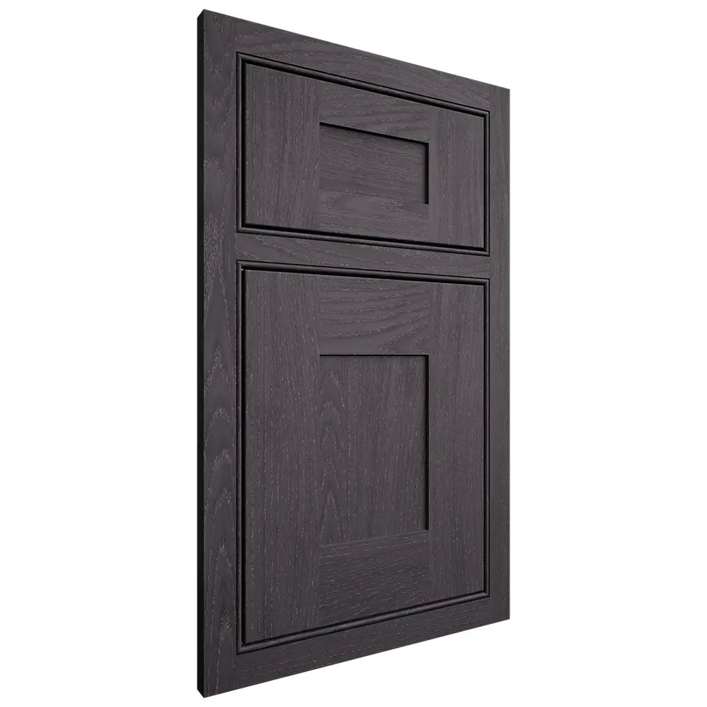 Shiloh Cabinetry Beaded Inset Hartford Red Oak Plain Cut Harbor Door