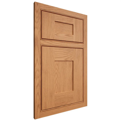 Shiloh Cabinetry Beaded Inset Hartford Red Oak Plain Cut Medium Door