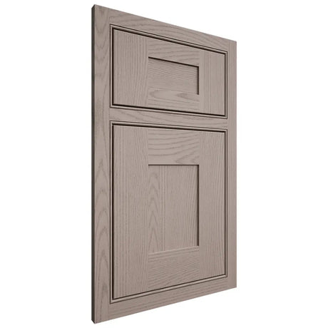 Shiloh Cabinetry Beaded Inset Hartford Red Oak Plain Cut Sterling Door