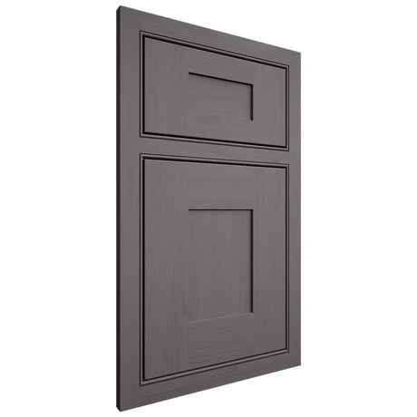 Shiloh Cabinetry Beaded Inset Hartford Walnut Plain Cut Cadet Door