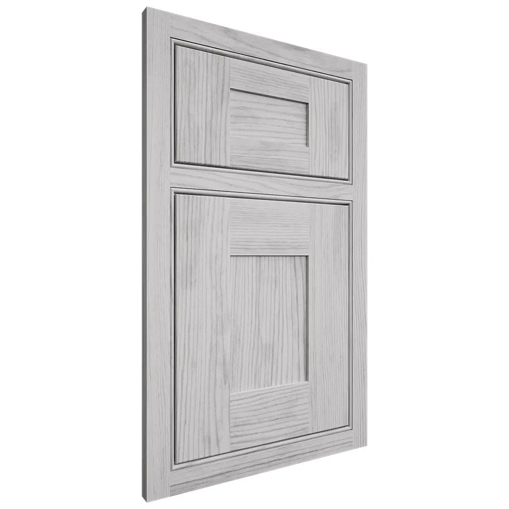 Shiloh Cabinetry Beaded Inset Hartford Walnut Plain Cut Stratus Door