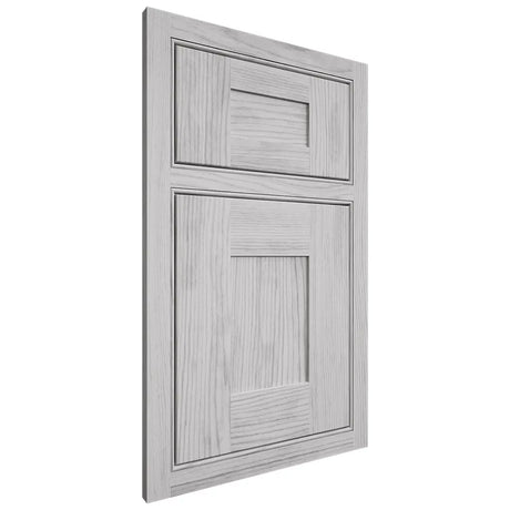Shiloh Cabinetry Beaded Inset Hartford Walnut Plain Cut Stratus Door