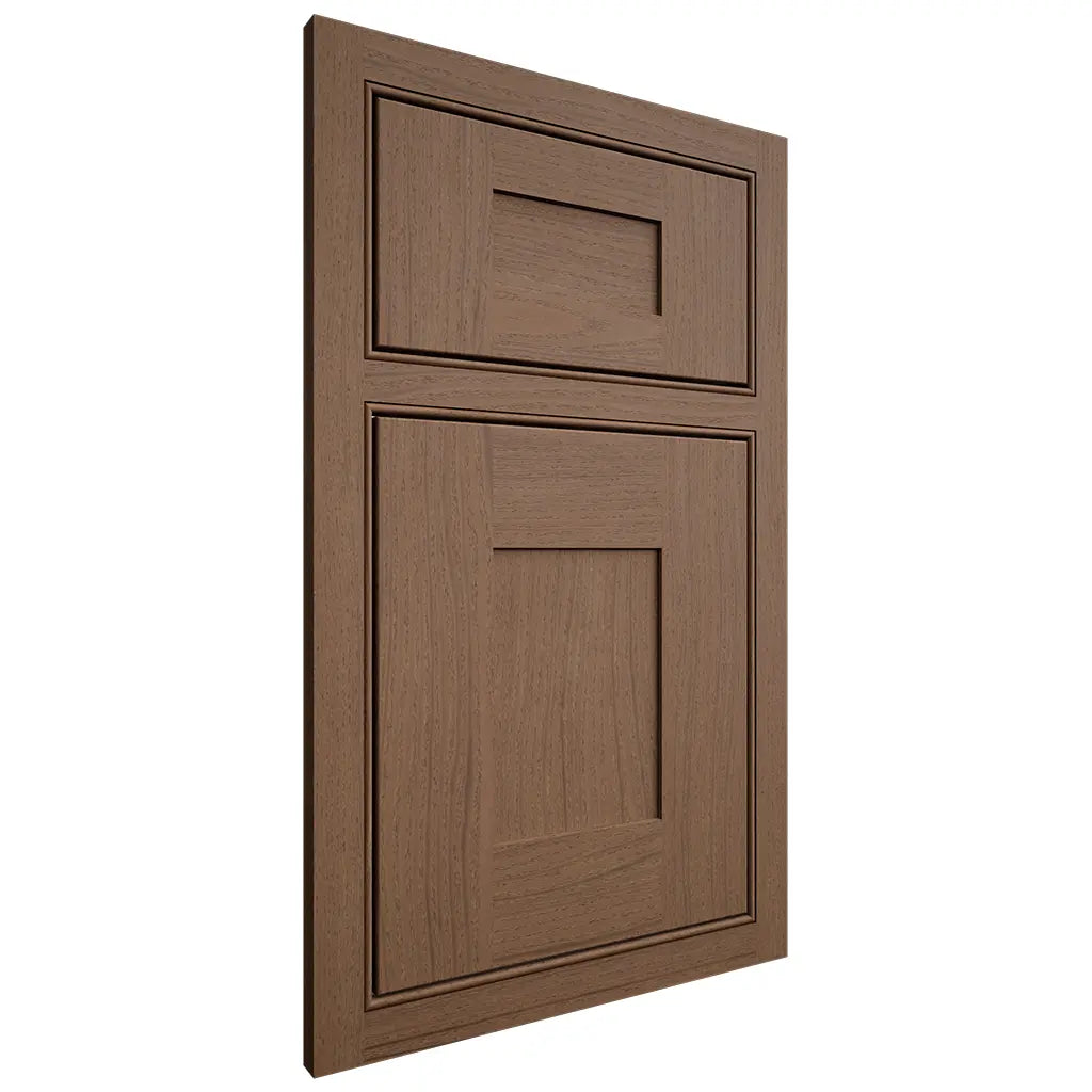 Shiloh Cabinetry Beaded Inset Hartford White Oak Plain Cut Autumn Door