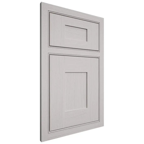 Shiloh Cabinetry Beaded Inset Hartford White Oak Plain Cut Cotton Door