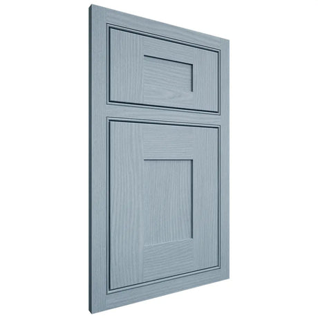 Shiloh Cabinetry Beaded Inset Hartford White Oak Plain Cut Sky Door