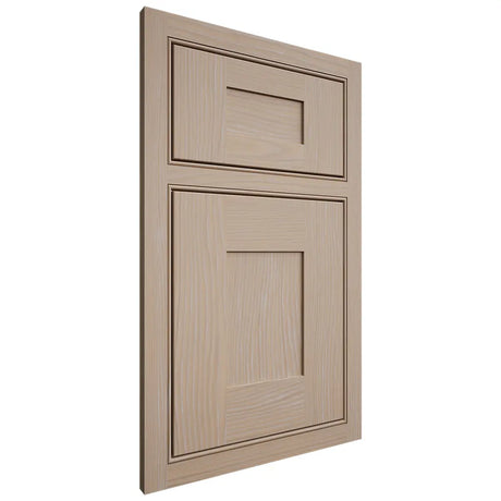 Shiloh Cabinetry Beaded Inset Hartford White Oak Plain Cut Straw Door