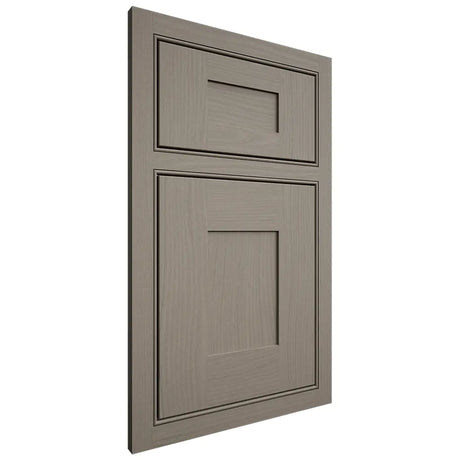 Shiloh Cabinetry Beaded Inset Hartford White Oak Plain Cut Thyme Door