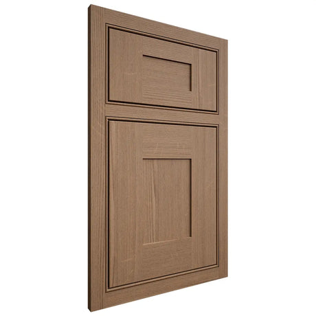 Shiloh Cabinetry Beaded Inset Hartford White Oak Quarter Sawn Medium Door