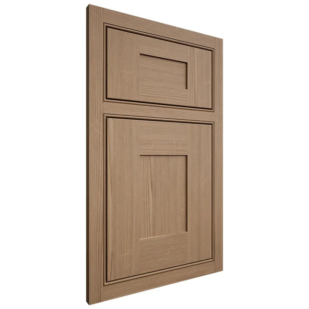 Shiloh Cabinetry Beaded Inset Hartford White Oak Quarter Sawn Natural Door