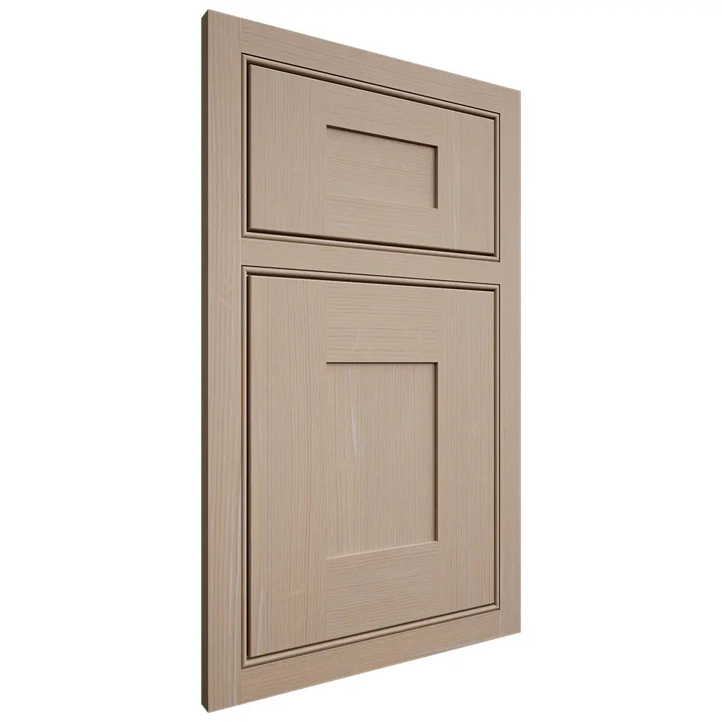 Shiloh Cabinetry Beaded Inset Hartford White Oak Quarter Sawn Straw Door