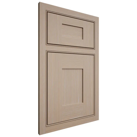 Shiloh Cabinetry Beaded Inset Hartford White Oak Rift Cut Straw Door