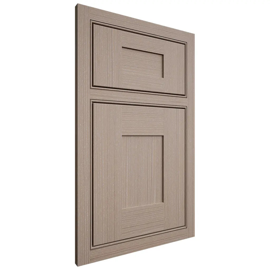 Shiloh Cabinetry Beaded Inset Hartford White Oak Rift Cut Whitewash Door