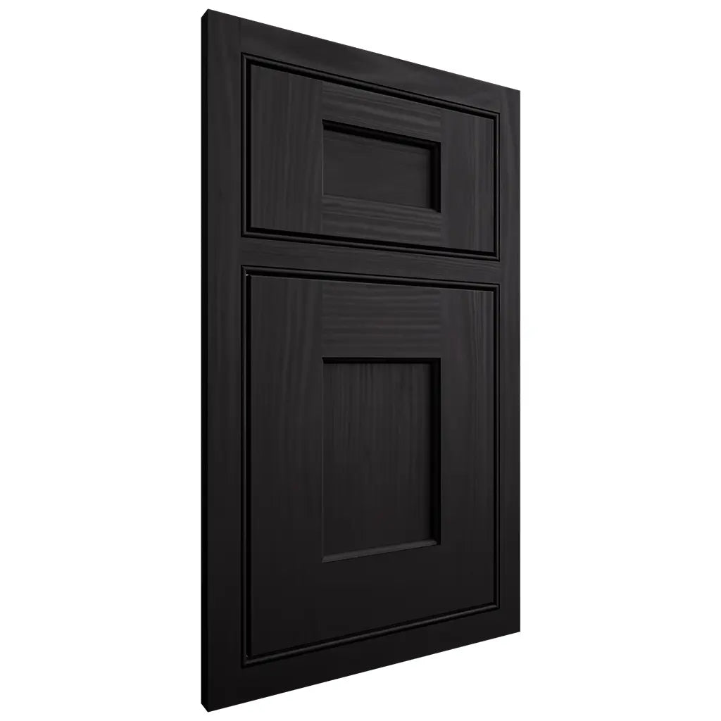 Shiloh Cabinetry Beaded Inset Heritage Cherry Plain Cut Espresso Door