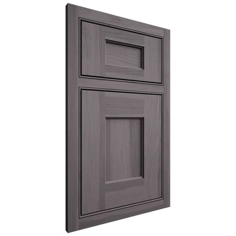 Shiloh Cabinetry Beaded Inset Heritage Hickory Plain Cut Cadet Door