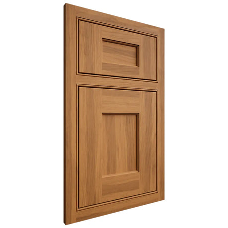 Shiloh Cabinetry Beaded Inset Heritage Hickory Plain Cut Medium Door