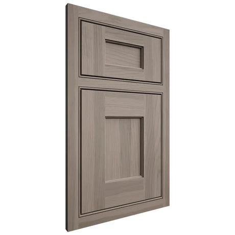 Shiloh Cabinetry Beaded Inset Heritage Hickory Plain Cut Sterling Door