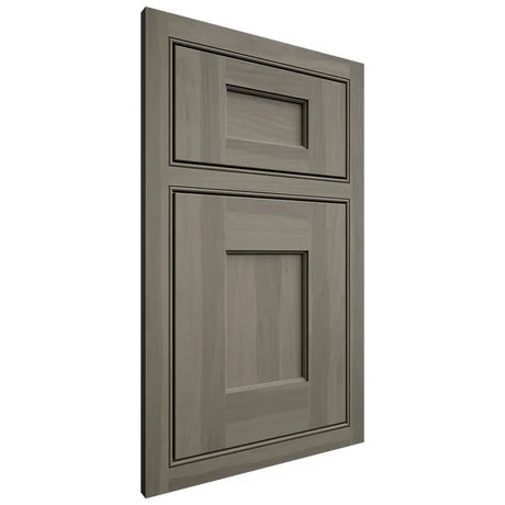 Shiloh Cabinetry Beaded Inset Heritage Hickory Plain Cut Thyme Door