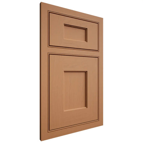 Shiloh Cabinetry Beaded Inset Heritage Maple Plain Cut Cashmere Door