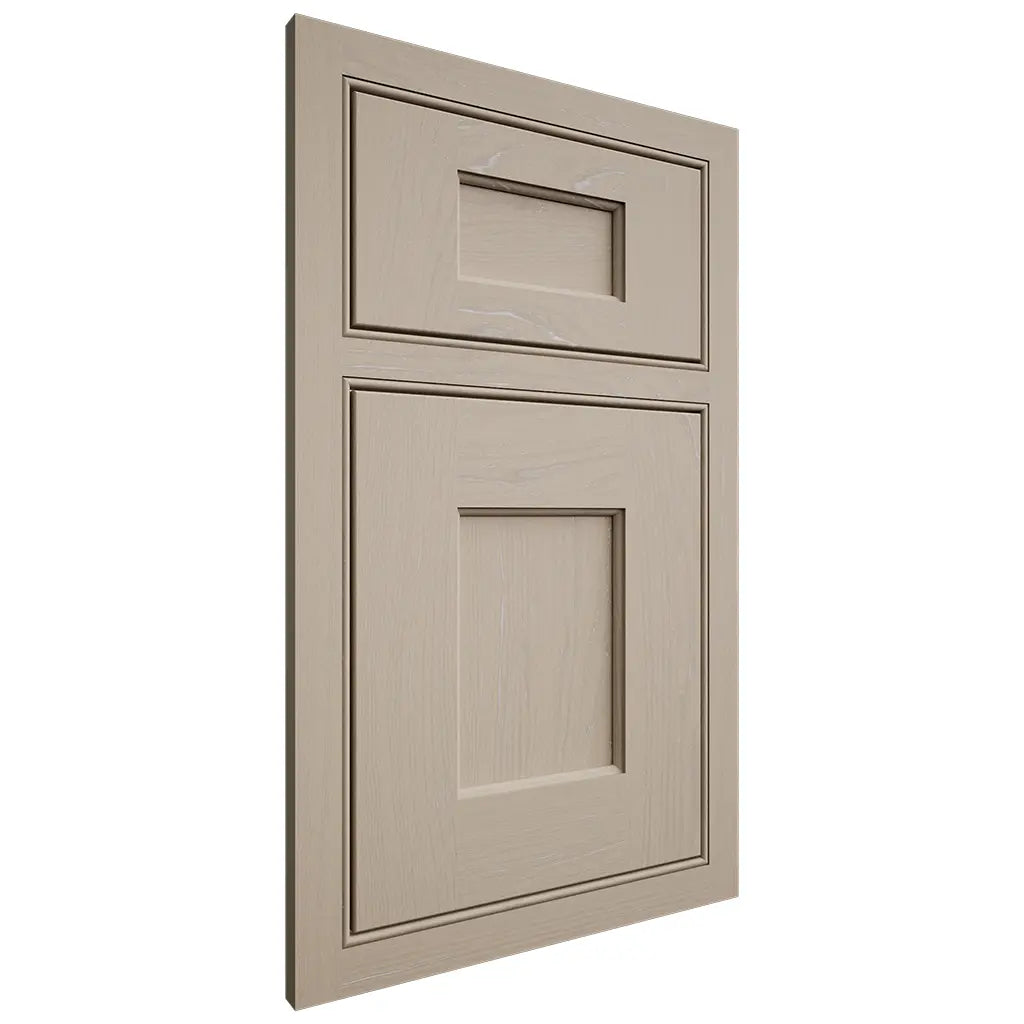 Shiloh Cabinetry Beaded Inset Heritage Maple Plain Cut Pebble Door