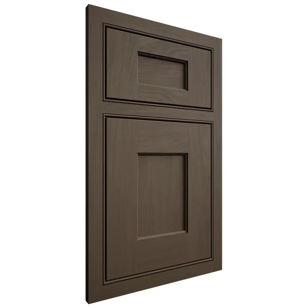Shiloh Cabinetry Beaded Inset Heritage Maple Plain Cut Perfect Brown Door