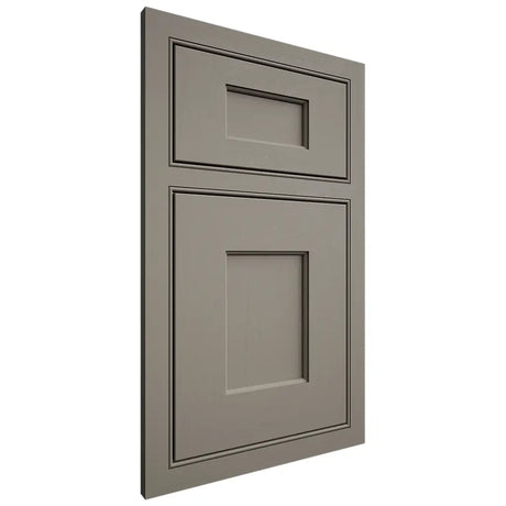 Shiloh Cabinetry Beaded Inset Heritage Maple Plain Cut Thyme Door