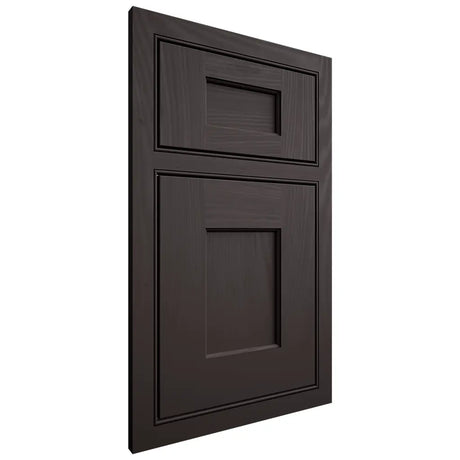 Shiloh Cabinetry Beaded Inset Heritage Poplar Plain Cut Carbon Door
