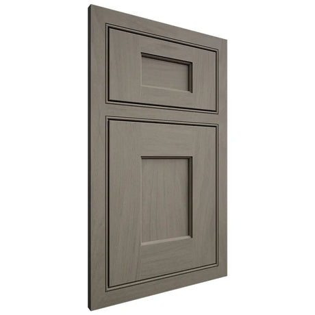 Shiloh Cabinetry Beaded Inset Heritage Poplar Plain Cut Thyme Door