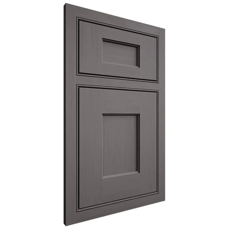 Shiloh Cabinetry Beaded Inset Heritage Walnut Plain Cut Cadet Door
