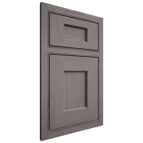 Shiloh Cabinetry Beaded Inset Heritage White Oak Plain Cut Flagstone Door