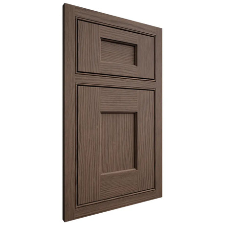 Shiloh Cabinetry Beaded Inset Heritage White Oak Plain Cut Mineral Door