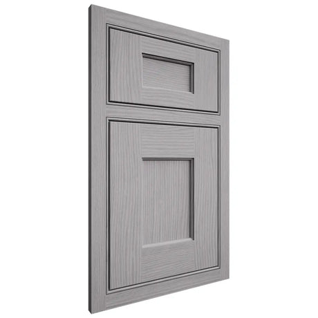 Shiloh Cabinetry Beaded Inset Heritage White Oak Plain Cut Stratus Door
