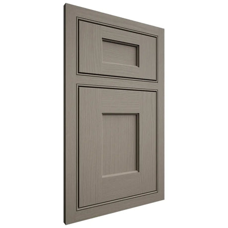 Shiloh Cabinetry Beaded Inset Heritage White Oak Plain Cut Thyme Door