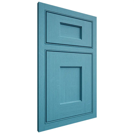 Shiloh Cabinetry Beaded Inset Heritage White Oak Quarter Sawn Aqua Door
