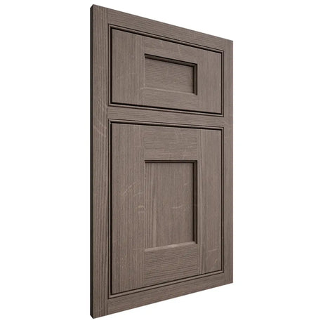 Shiloh Cabinetry Beaded Inset Heritage White Oak Quarter Sawn Clay Door