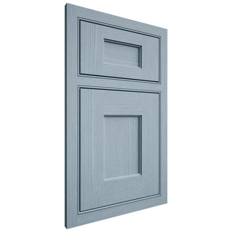 Shiloh Cabinetry Beaded Inset Heritage White Oak Rift Cut Sky Door