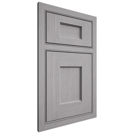 Shiloh Cabinetry Beaded Inset Heritage White Oak Rift Cut Stratus Door