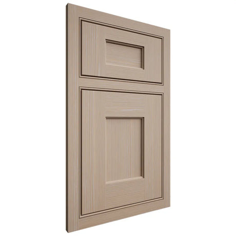 Shiloh Cabinetry Beaded Inset Heritage White Oak Rift Cut Straw Door