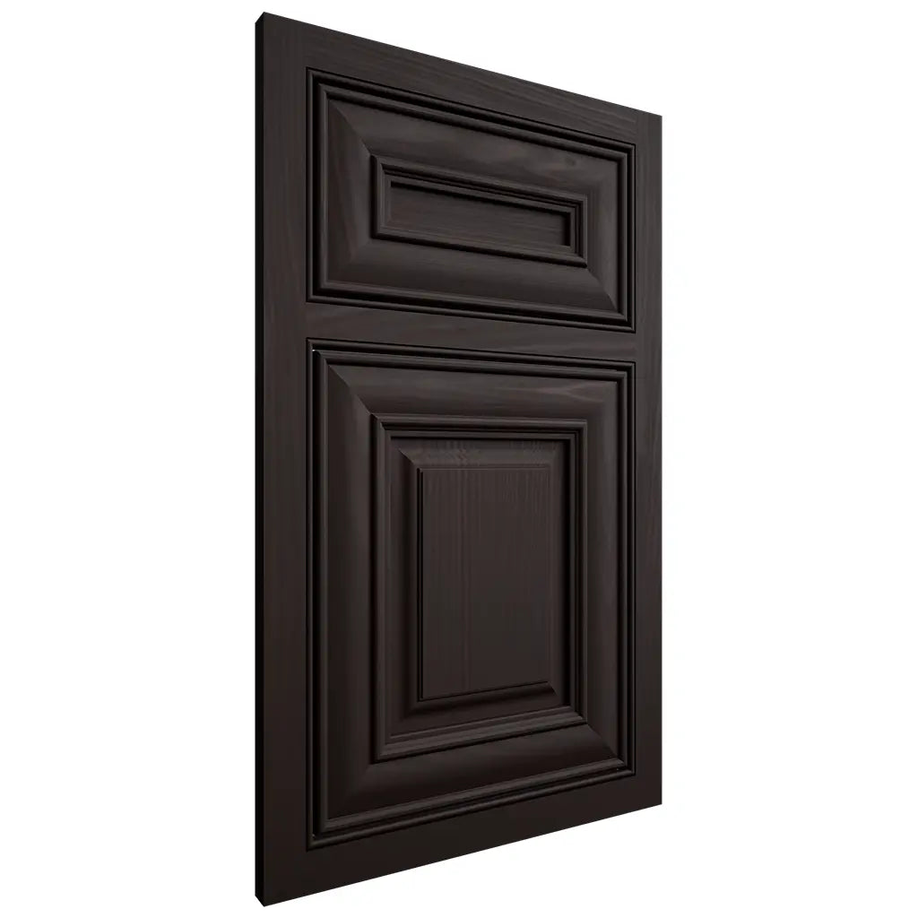 Shiloh Cabinetry Beaded Inset Kendall Alder Plain Cut Espresso Door